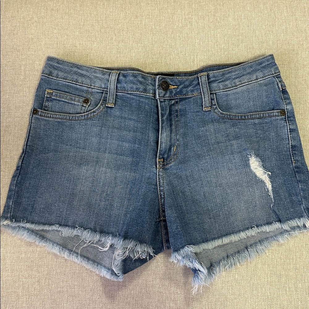 Just Black Distressed Blue Jean Shorts Size 27 Stitch Fix